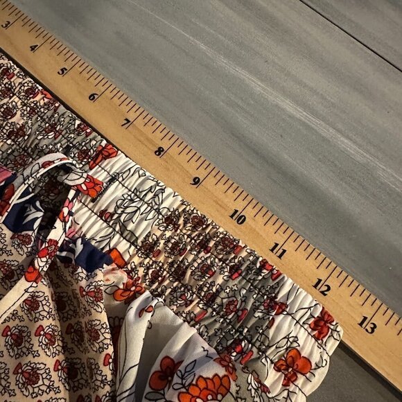 Womens Patchwork Blue White and Pink Tiered Maxi Skirt Size Small Boho Hippie - Picture 8 of 9